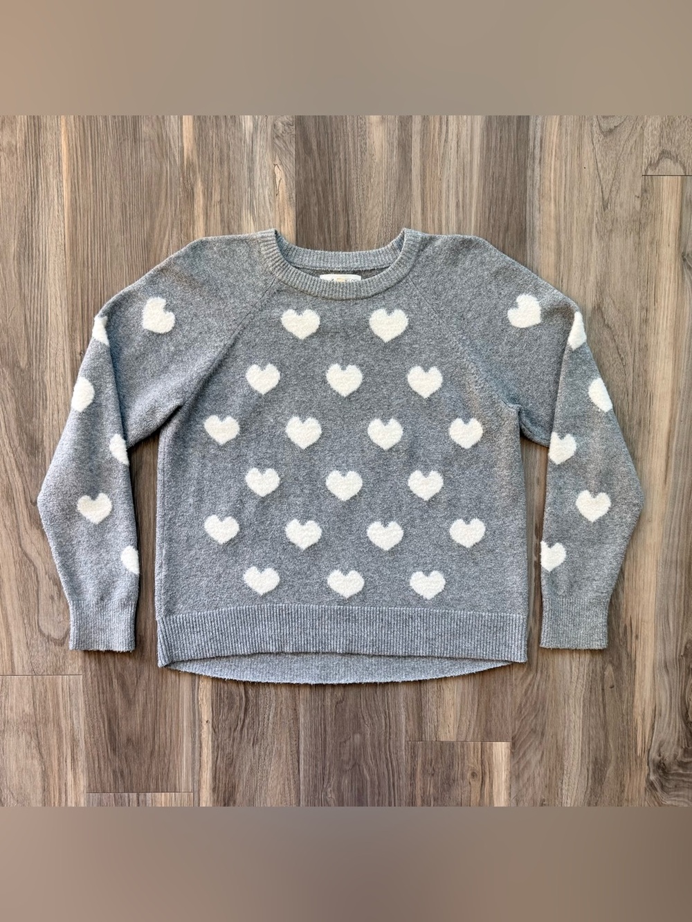 LOFT Lou & Gray Heart Sweater Size S